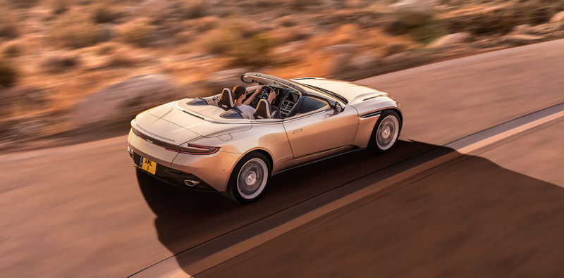 Illustration for article titled The 2018 Aston Martin DB11 Volante Looks Amazing Without A Roof